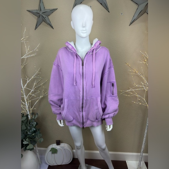 NWT $148 We The Free People By Your Side Hoodie Zip Up - Picture 4 of 14